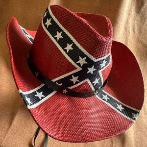 Red and Blue  Star Cowboy Hat
